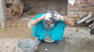 hair wash kaise karte hain  have shampoo [upl. by Zarla]