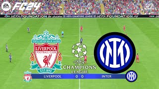 FC 24  Liverpool vs Inter Milan  UCL UEFA Champions League  PS5™ Full Match amp Gameplay [upl. by Macri633]