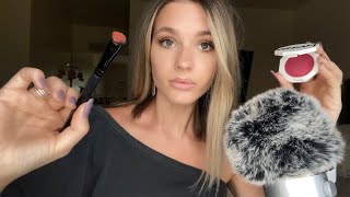 ASMR Doing Your Makeup Close Whispering Personal Attention [upl. by Halet]