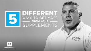 5 Different Ways To Get More From Your Supplements  Darryn Willoughby PhD [upl. by Enelear]