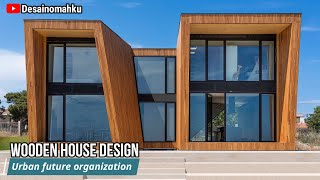 Wooden House Design  Innovative Wooden Marvels Redefining Structural Design Beyond Conventions [upl. by Oehsen]