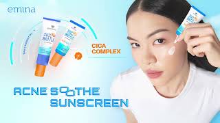 Acne Soothe Sunscreen  Sun Battle SPF 50 PA  Cica Acne Fighter 15s [upl. by Maclaine]