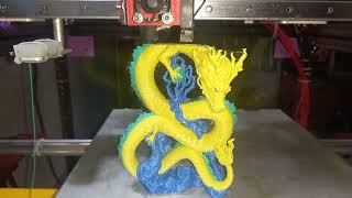 Multicolor 3D printer diy  23 seconds color change [upl. by Atonsah]