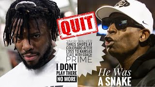 Yakiri Walker TAKES SHOTS At Colorado After VIRAL Loss To Kansas State With COACH PRIME 🤯 [upl. by Yllehs]