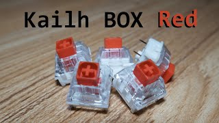 Kailh BOX Red switch review [upl. by Jeb]