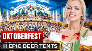 Munich Oktoberfest 2024 11 Epic Beer Tents YOU MUST TRY [upl. by Frum609]