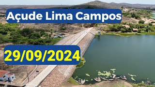 AÇUDE LIMA CAMPOS DADOS ATUALIZADOS HOJE 29092024  ICÓ CEARA [upl. by Irahk]