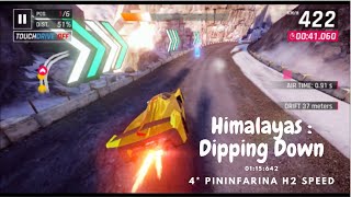 Asphalt 9 Legends  4 Pininfarina H2 Speed  Himalayas  Dipping Down [upl. by Stephens]