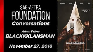 Conversations with Adam Driver of BLACKKKLANSMAN [upl. by Aenal]