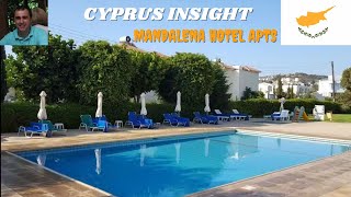 Welcome to the Mandalena Hotel Apartments  Protaras Cyprus [upl. by Ecydnac276]