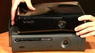 Xbox 360 Slim Comparison New Vs Old [upl. by Lilla635]