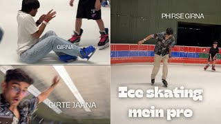 Ice skating mein girna seekh lo 👍🏻🗿  Bharat Chandak ​⁠Anujrehanmusic [upl. by Jacinto]