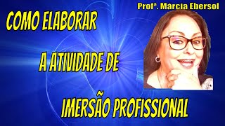 Como Fazer a Atividade Imersao Profissional Carreira e Sucesso Uniasselvi [upl. by Naget]