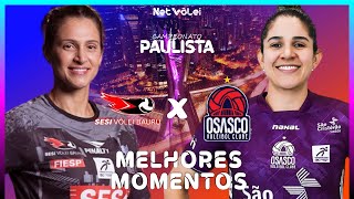 SESI vs OSASCO  Melhores Momentos  FINAL Paulista Feminino 2024 2º Jogo OSASCO CAMPEÃO [upl. by Milda440]