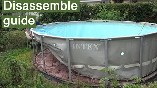 Winter Prep 101 How to Disassemble Your Above Ground Pool Like a Pro [upl. by Nirac]