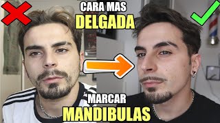 Como ARREGLARSE la BARBA según tu ROSTRO  Marca MANDIBULAS CARA mas DELGADA y tapa defectos hombre [upl. by Amrac923]