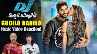 Gudilo Badilo Allu Arjun Pooja Hegde DJ 2017  British Couple Reacts [upl. by Miahc373]