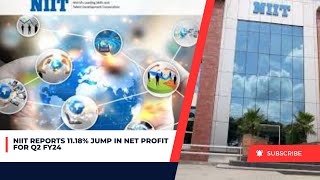 NIIT Reports 1118 Jump in Net Profit for Q2 FY24 [upl. by Engel]