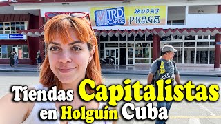 Así está Holguín y sus tiendas capitalistas en Cuba NO HAY NADA de comer PlanetaJuan [upl. by Alliuqal]