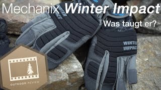 Winterhandschuh Mechanix Winter Impact  Outdoor Review Bushcraft Arbeitshandschuh [upl. by Idnam505]