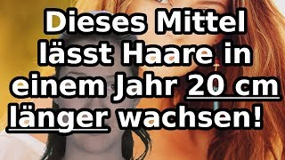 Dieses Mittel lässt Deine Haare in einem Jahr 20 cm länger wachsen – Erfahrungsbericht [upl. by Odirfliw428]