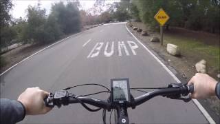 Haibike SDURO test riding up a steep hill [upl. by Anyaled390]