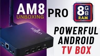 NEW Ugoos AM8 Pro Android TV Media Box ⫸ UNBOXING REVIEW [upl. by Nawotna]