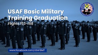 USAF Basic Military Training Graduation Ceremony Flights 153168  February 8 2024 [upl. by Ban]