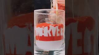 Creating the Marvel logo in sand Celebrating heroes and legends Marvel SandArt superheroes [upl. by Amrac626]