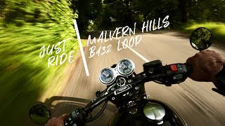 Malvern Hills B432 Loop RIDE POV \\ Triumph T120 Black 1200 4K [upl. by Neelasor134]