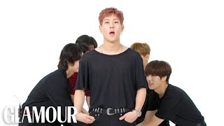 Monsta X Takes a Friendship Test  Glamour [upl. by Akimat229]