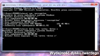 Jak sprawdzić wydajność komputera w Windows 7 z linii komendHow to check performance [upl. by Aeikan144]