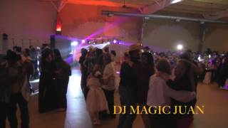 DJ MAGIC JUAN CLIP WEDDING 12 17 16 [upl. by Soalokin]