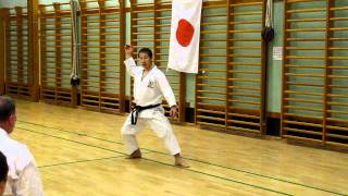 Sensei Masao Kagawa explains about the end of kata heian godan [upl. by Dacie]