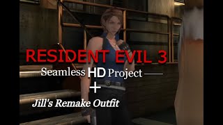 Resident Evil 3 Nemesis  Seamless HD Project  Jill Valentines RE3 Remake outfit Mod [upl. by Nahshon]