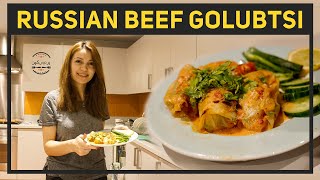 Russian Beef Golubtsi  Cabbage Rolls  incredibly healthy and delicious recipe [upl. by Ariajay]