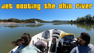 Ohio River 140 mile boat trip pt3 [upl. by Bluma465]