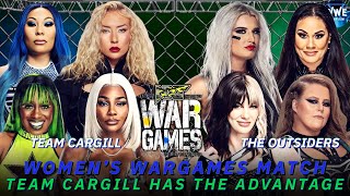 WWE 2K24 NXT WARGAMES TEAM CARGILL VS THE OUTSIDERS INSIDE WARGAMES [upl. by Halfdan]