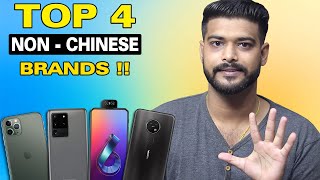 Top 4 quotNon Chinesequot Smartphone Brands in India  Tech Swami [upl. by Dorren129]