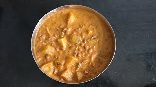 Red chawli beans curry Bogde koddelwithout soaking the beans a GSB konkani recipe [upl. by Sundin]