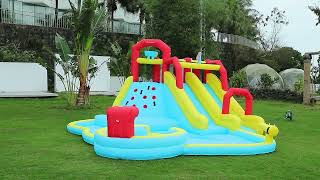 ELEMARA Inflatable Water Slides Installation Video [upl. by Chesna131]