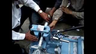 Jointing with Hydraulic Compression Tool [upl. by Arand]