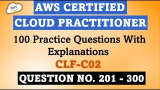 CLFC02 Exam Cram  400 AWS Certified Cloud Practitioner Exam Practice QampA  Membership PDF clfc02 [upl. by Ecnarepmet]