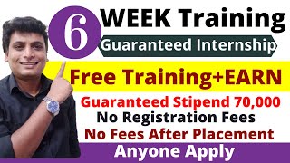 Free 6 Week Training  Guaranteed Internship Stipend For Student  Paytm  BEBtech Mca MBA BCA BBA [upl. by Lraep]