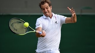 Gasquet beats Wawrinka key match stats [upl. by Nihcas407]