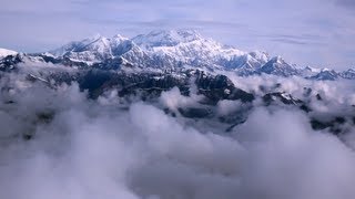 Flight Tour of Mount McKinley in Denali National Park Alaska [upl. by Adamik900]