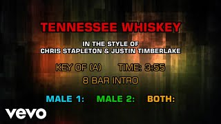 Chris Stapleton amp Justin Timberlake  Tennessee Whiskey Karaoke [upl. by Ahsekyw115]