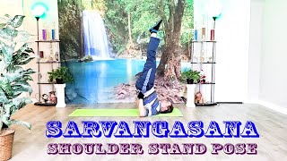 Yoga  Shoulder Stand PoseSarvangasana [upl. by Odrarej]