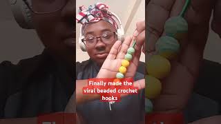 I FINALLY MADE THOSE VIRAl crochet hooks [upl. by Orly]