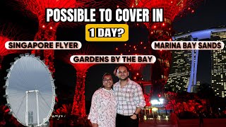 PREMIUM ATTRACTIONS OF SINGAPORE IN 1 DAY MARINA BAY SANDS SINGAPORE FLYER GARDENS BY THE BAY [upl. by Norward902]